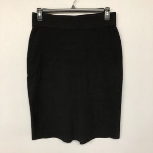 Carlisle New York Women Black Pencil Skirt Size Medium Viscose Blend M062 -24